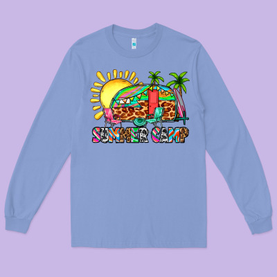 Summer Camp Long Sleeve Tee Designed By Zillion Design Studio