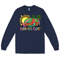 Navy summer camp Long Sleeve Tee - Zillion Design Studio