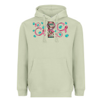 Matcha faith ribbon gemstone Heavyweight Hoodie - JahusDesignShop