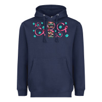 Navy faith ribbon gemstone Heavyweight Hoodie - JahusDesignShop