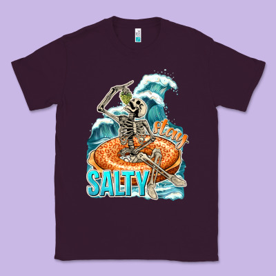 Stay Salty Classic Tee Designed By Texasbilliewilder