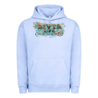 Pigment Grape Ice river life Urban Hoodie - NancyCooperArtShop