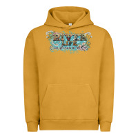 Pigment Peanut Butter river life Urban Hoodie - NancyCooperArtShop