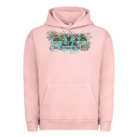 Pigment Salmon river life Urban Hoodie - NancyCooperArtShop