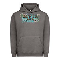 Pigment Tornado river life Urban Hoodie - NancyCooperArtShop