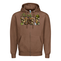 Chestnut army wife Zipper Hoodie - Zillion Design Studio