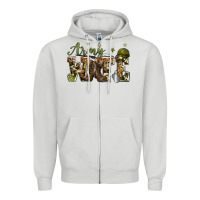 Army Wife Zipper Hoodie | Teevron