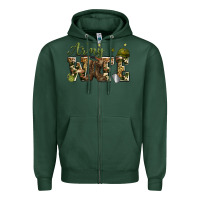 Sports Green army wife Zipper Hoodie - Zillion Design Studio