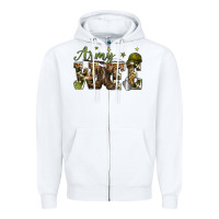 White army wife Zipper Hoodie - Zillion Design Studio