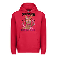 Cardinal cottontail bunny club Premium Hoodie - MaliasSmallBusiness