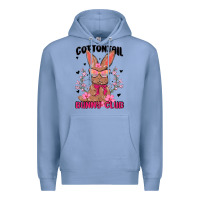 Colony Blue cottontail bunny club Premium Hoodie - MaliasSmallBusiness