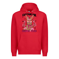 Red cottontail bunny club Premium Hoodie - MaliasSmallBusiness