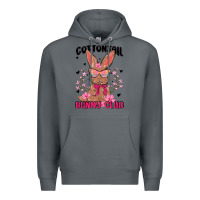 Rock cottontail bunny club Premium Hoodie - MaliasSmallBusiness