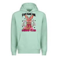 Seafoam cottontail bunny club Premium Hoodie - MaliasSmallBusiness