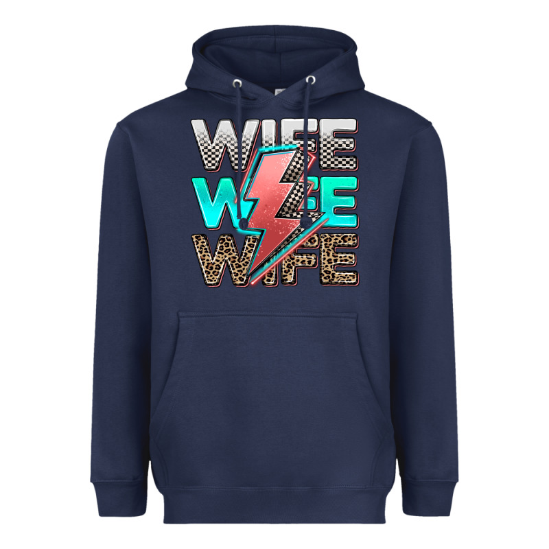 Racing Wife Wife Wife Heavyweight Hoodie by AdoDesignShop | Teevron