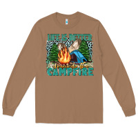 Toasted Coconut life is better around the campfire Long Sleeve Tee - Zillion Design Studio