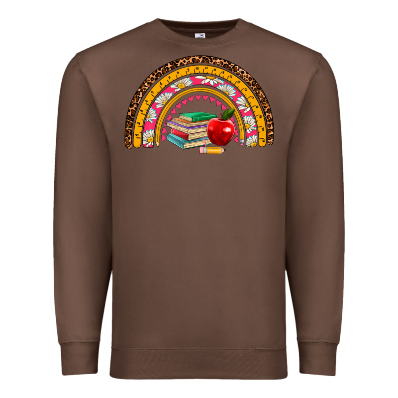 Back To School Rainbow Premium Sweatshirt by AdoDesignShop | Teevron