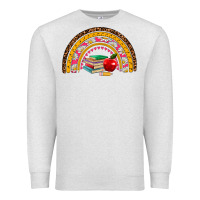 Oatmeal Heather back to school rainbow Premium Sweatshirt - AdoDesignShop