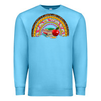 Ocean Blue back to school rainbow Premium Sweatshirt - AdoDesignShop