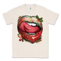 Natural strawberry lips with leopard Classic Tee - texasbilliewilder