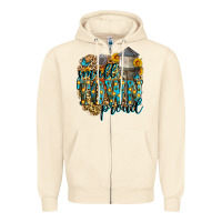 Sandshell small town proud Zipper Hoodie - Zillion Design Studio