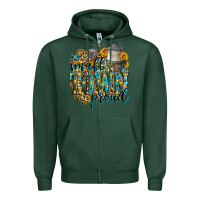Sports Green small town proud Zipper Hoodie - Zillion Design Studio