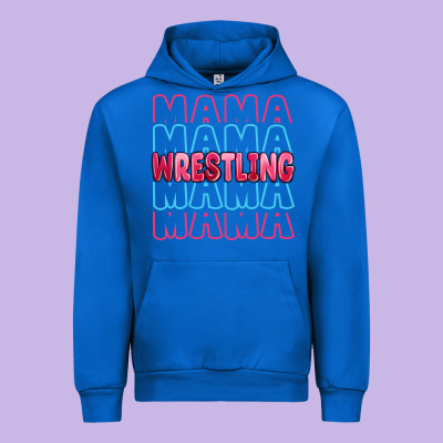 Wrestling Mama Urban Hoodie Designed By Maliassmallbusiness
