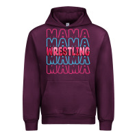 Mauve Wine wrestling mama Urban Hoodie - MaliasSmallBusiness