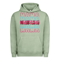 Pigment Oil Green wrestling mama Urban Hoodie - MaliasSmallBusiness
