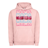 Pigment Salmon wrestling mama Urban Hoodie - MaliasSmallBusiness