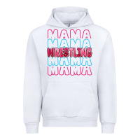 White wrestling mama Urban Hoodie - MaliasSmallBusiness