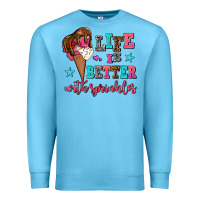 Ocean Blue life is better with sprinkles Premium Sweatshirt - AdoDesignShop