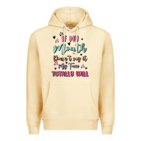 Pina Colada if my mouth doesn't say it my face totally will Premium Hoodie - MaliasSmallBusiness