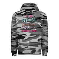 Slate Camo if my mouth doesn't say it my face totally will Premium Hoodie - MaliasSmallBusiness