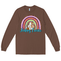 Chestnut happy easter rainbow bunny Long Sleeve Tee - RanaPortraitStore