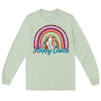 Matcha happy easter rainbow bunny Long Sleeve Tee - RanaPortraitStore