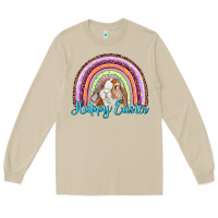 Mushroom happy easter rainbow bunny Long Sleeve Tee - RanaPortraitStore