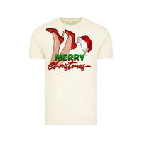 Merry Christmas Heels Vintage Tee | Teevron