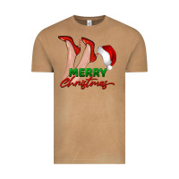 Vintage Camel merry Christmas heels Vintage Tee - BarkalooDesign