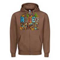 Chestnut rodeo wife Zipper Hoodie - Zillion Design Studio