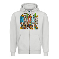 Dove Grey rodeo wife Zipper Hoodie - Zillion Design Studio