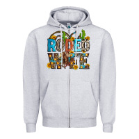 Heather Grey rodeo wife Zipper Hoodie - Zillion Design Studio