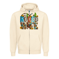 Sandshell rodeo wife Zipper Hoodie - Zillion Design Studio