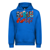 Cobalt scrub life Urban Hoodie - NancyCooperArtShop