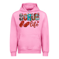 Fuchsia Pink scrub life Urban Hoodie - NancyCooperArtShop