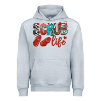 Heather Grey scrub life Urban Hoodie - NancyCooperArtShop
