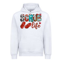White scrub life Urban Hoodie - NancyCooperArtShop