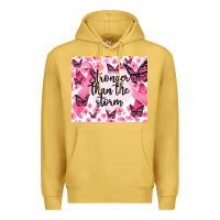 Antique Gold stronger than the storm Premium Hoodie - MaliasSmallBusiness