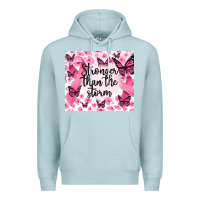 Blue Mist stronger than the storm Premium Hoodie - MaliasSmallBusiness