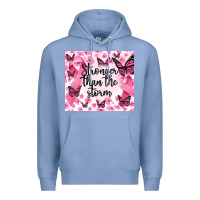 Colony Blue stronger than the storm Premium Hoodie - MaliasSmallBusiness
